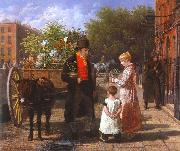 unknow artist The Flower Seller France oil painting artist